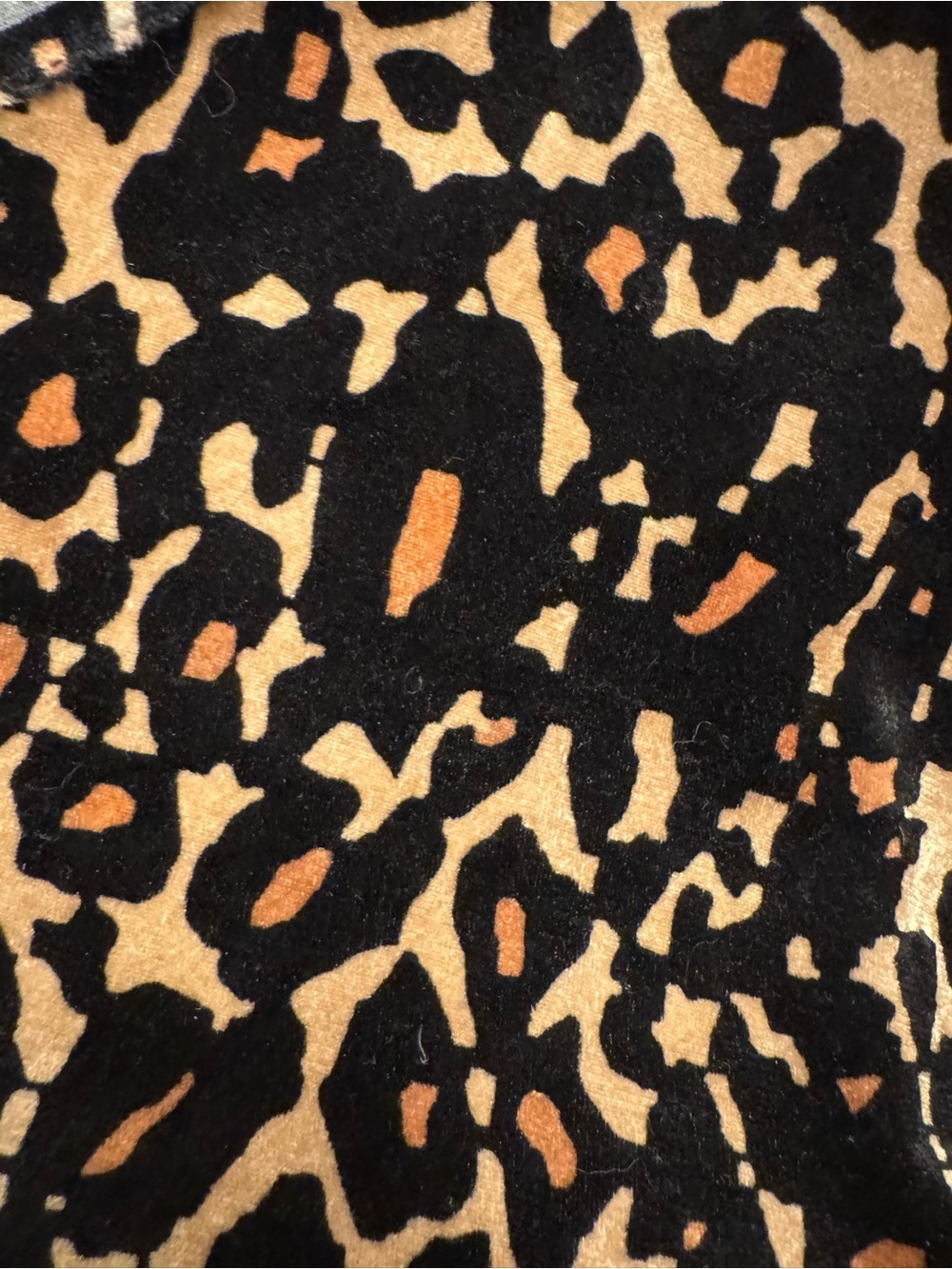 MINKPINK Brown and Black Leopard Print Long Sleeve Blouse - Picture 6 of 6